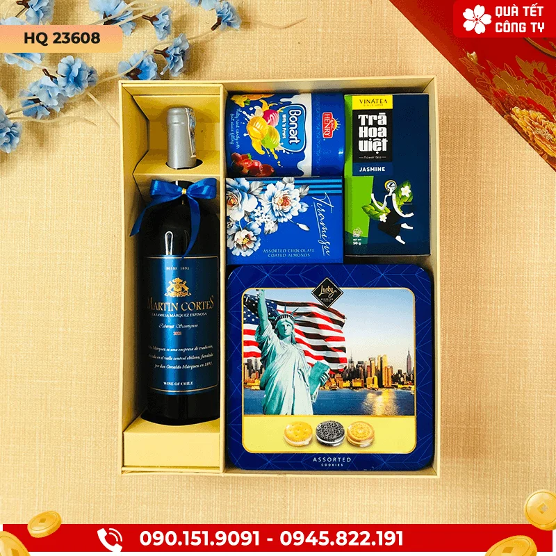 Hộp Quà Tết QN23608 1 mời quý khách ghé thăm quatetcongty.com để mua sản phẩm chính hãng