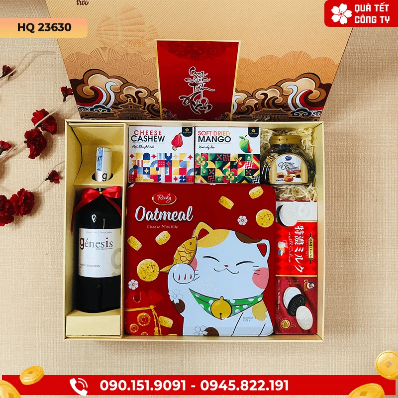 Hộp Quà Tết QN23630 1 mời quý khách ghé thăm quatetcongty.com để mua sản phẩm chính hãng