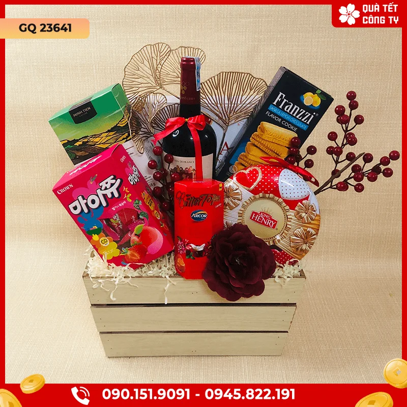 Giỏ Quà Tết QN23641 1 mời quý khách ghé thăm quatetcongty.com để mua sản phẩm chính hãng