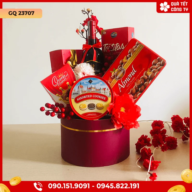 Giỏ Quà Tết QN23707 1 mời quý khách ghé thăm quatetcongty.com để mua sản phẩm chính hãng