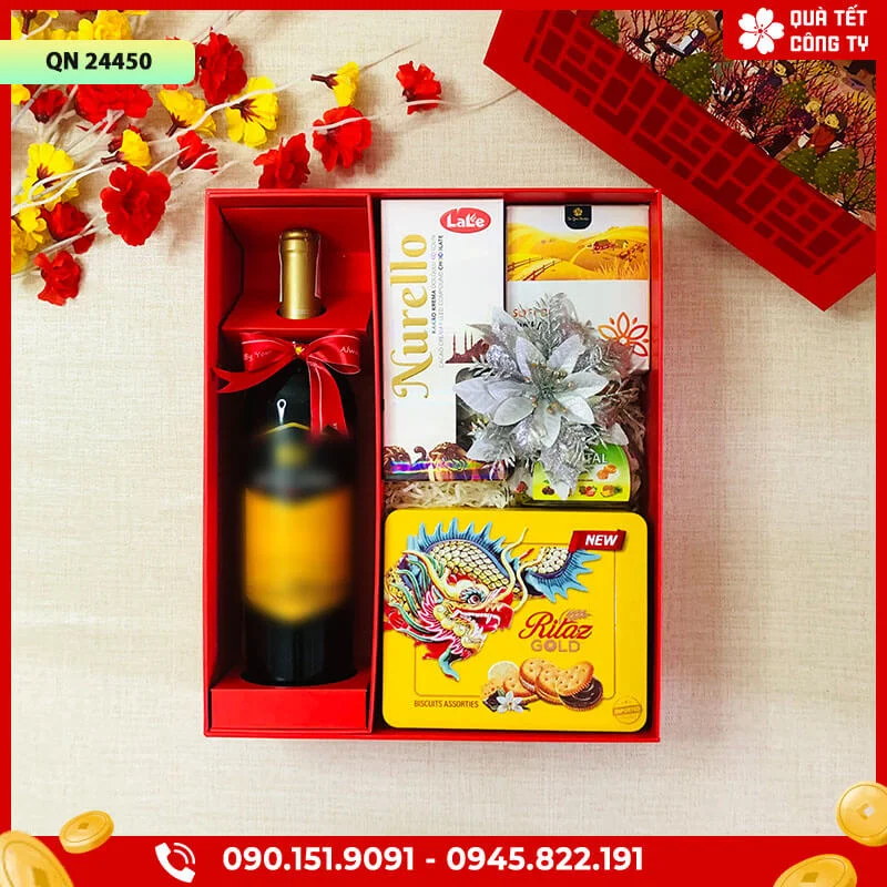 Hộp quà Tết 2024 - QN24450 1 mời quý khách ghé thăm quatetcongty.com để mua sản phẩm chính hãng