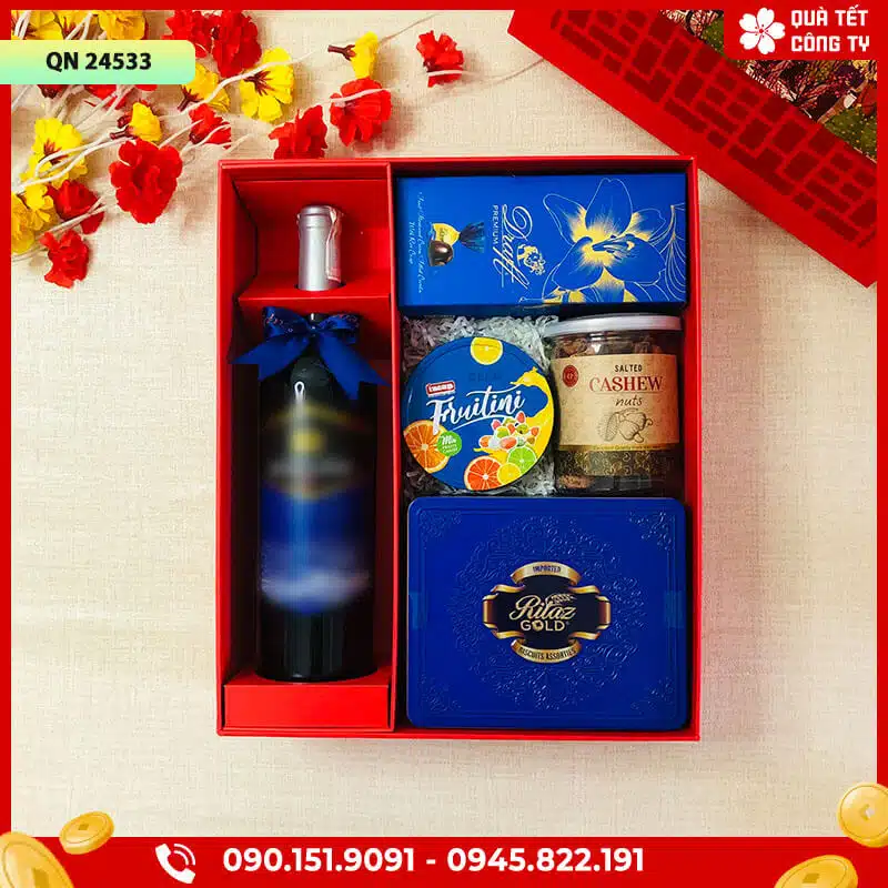 Hộp quà Tết 2024 - QN24533 1 mời quý khách ghé thăm quatetcongty.com để mua sản phẩm chính hãng