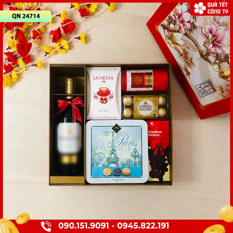 Hộp quà Tết 2024 - QN24714 1 mời quý khách ghé thăm quatetcongty.com để mua sản phẩm chính hãng