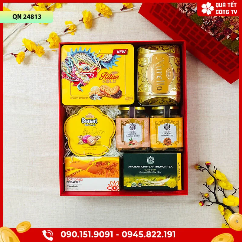 Hộp Quà Tết QN24813 1 mời quý khách ghé thăm quatetcongty.com để mua sản phẩm chính hãng