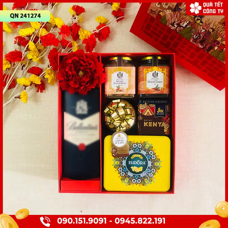 Hộp quà Tết 2024 - QN241274 1 mời quý khách ghé thăm quatetcongty.com để mua sản phẩm chính hãng