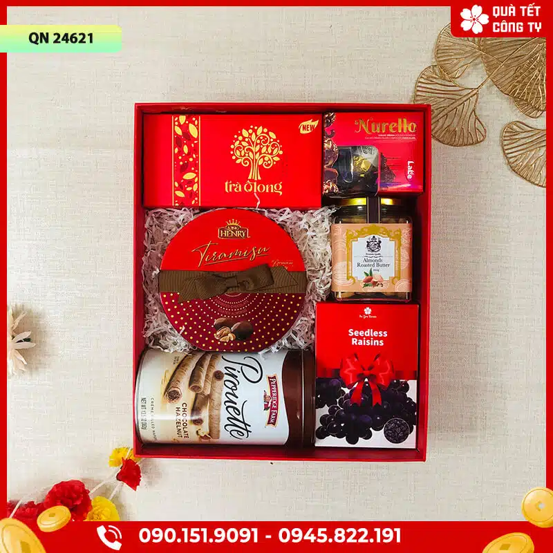 Hộp quà Tết 2024 - QN24621 1 mời quý khách ghé thăm quatetcongty.com để mua sản phẩm chính hãng