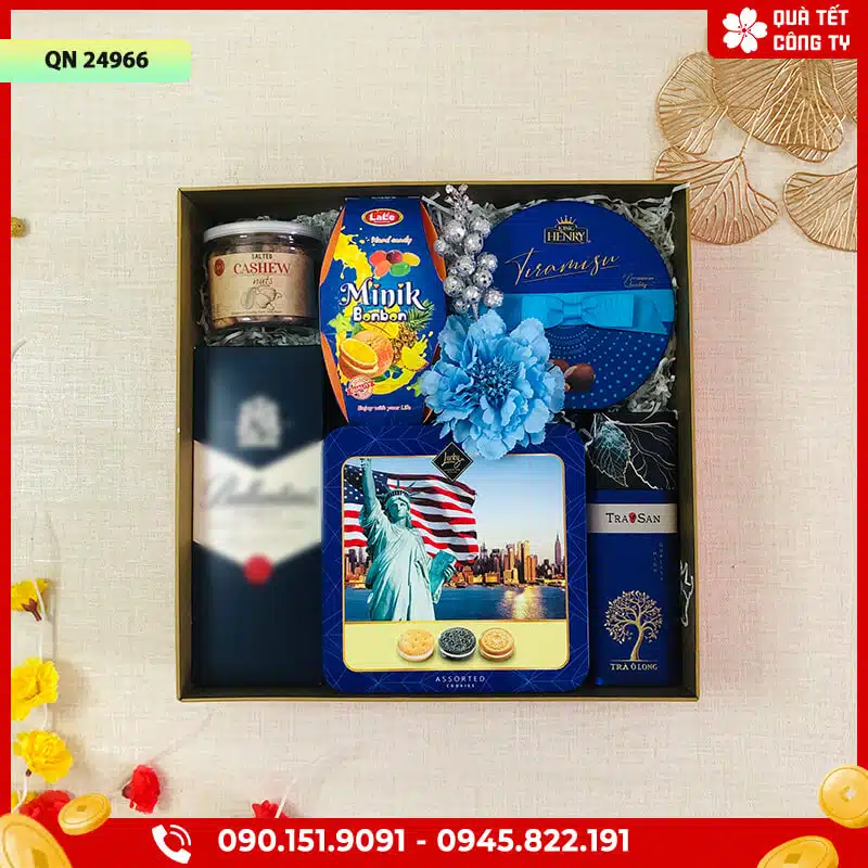 Hộp quà Tết 2024 - QN24966 1 mời quý khách ghé thăm quatetcongty.com để mua sản phẩm chính hãng