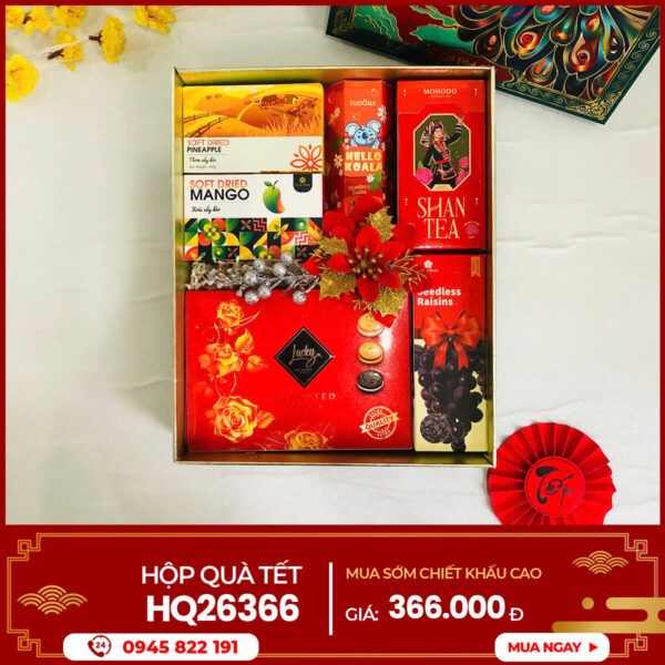 Trang chủ 15 Hộp quà Tết 2026 HQ26366