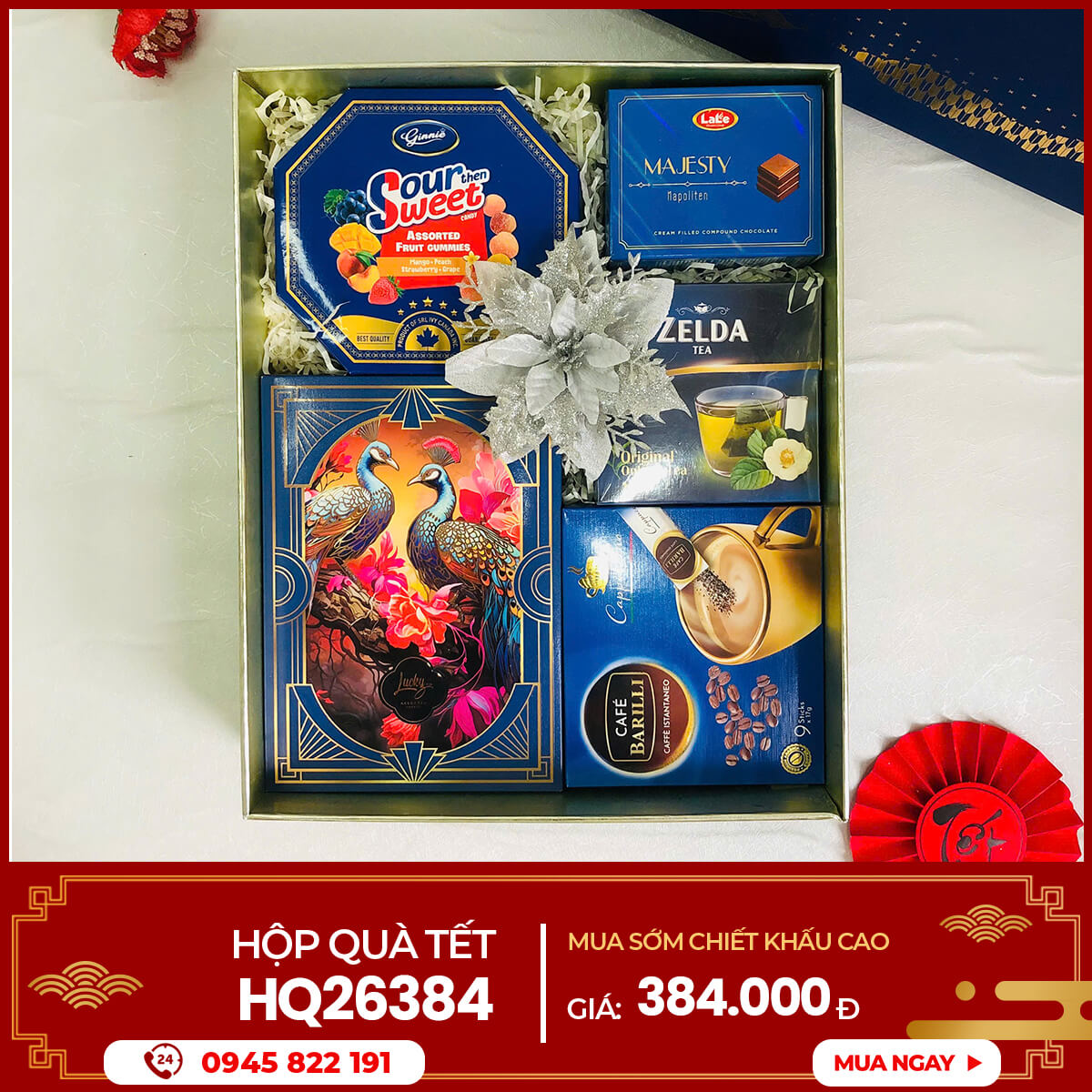Hộp quà Tết 2026 HQ26384 1 Hộp quà Tết 2026 HQ26384