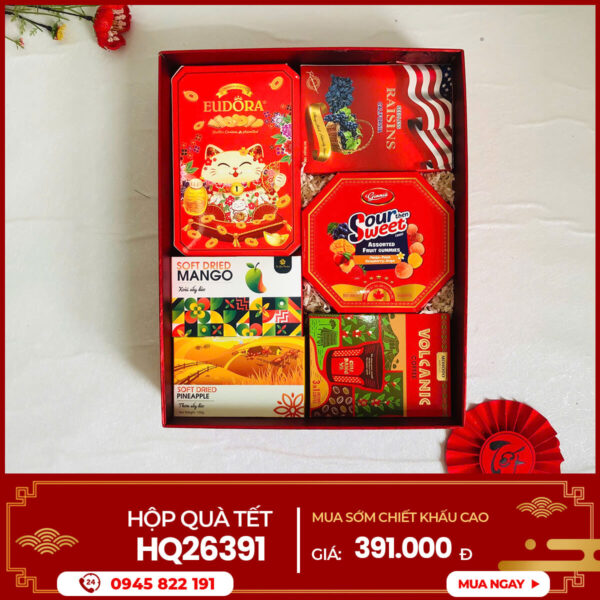Trang chủ 9 Hộp quà Tết 2026 HQ26391