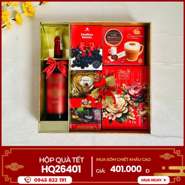 Hộp quà Tết 2026 HQ26401