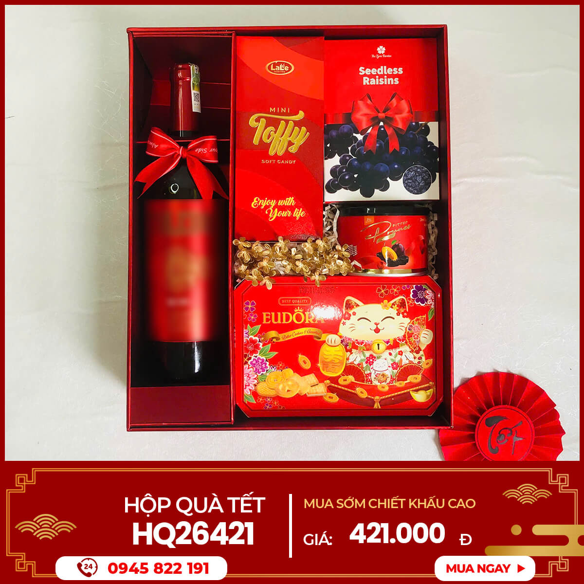 Hộp quà Tết 2026 HQ26421 1 Hộp quà Tết 2026 HQ26421