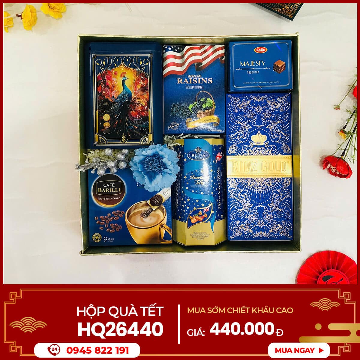 Hộp quà Tết 2026 HQ26440 1 Hộp quà Tết 2026 HQ26440
