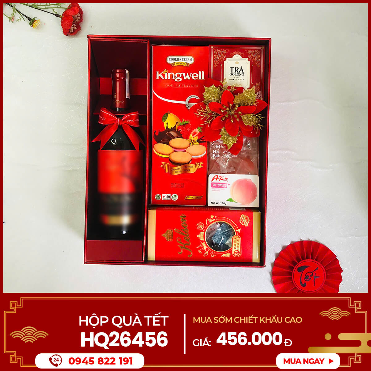 Hộp quà Tết 2026 HQ26456 1 Hộp quà Tết 2026 HQ26456