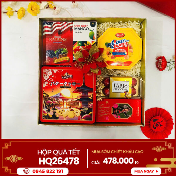 Hộp quà Tết 2026 HQ26478