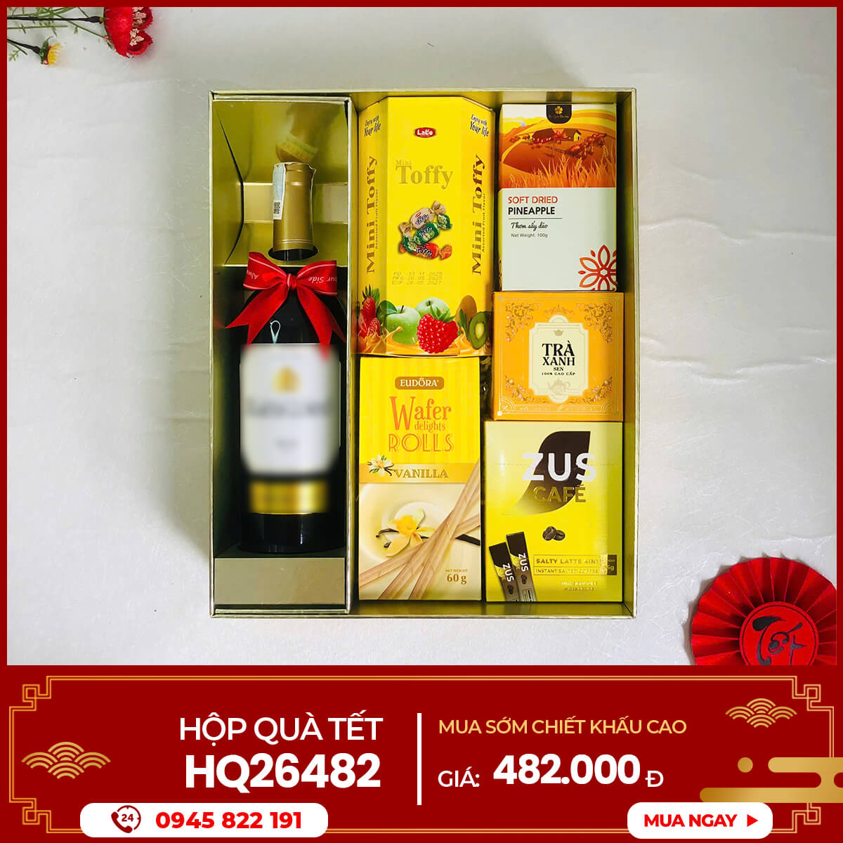 Hộp quà Tết 2026 HQ26482 1 Hộp quà Tết 2026 HQ26482