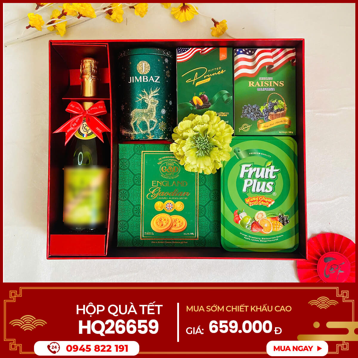 Hộp quà Tết 2026 HQ26659 1 Hộp quà Tết 2026 HQ26659