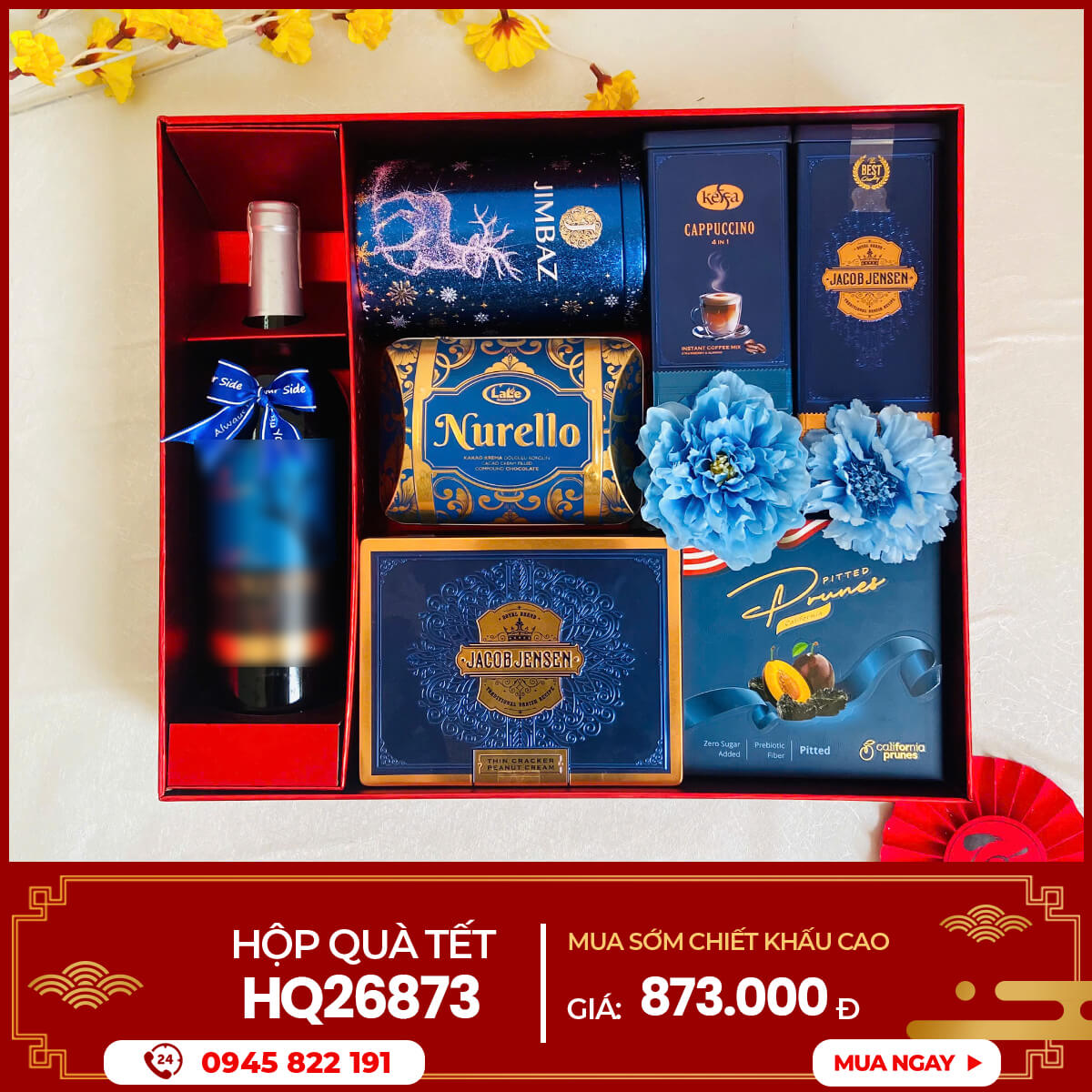 Hộp quà Tết 2026 HQ26873 1 Hộp quà Tết 2026 HQ26873