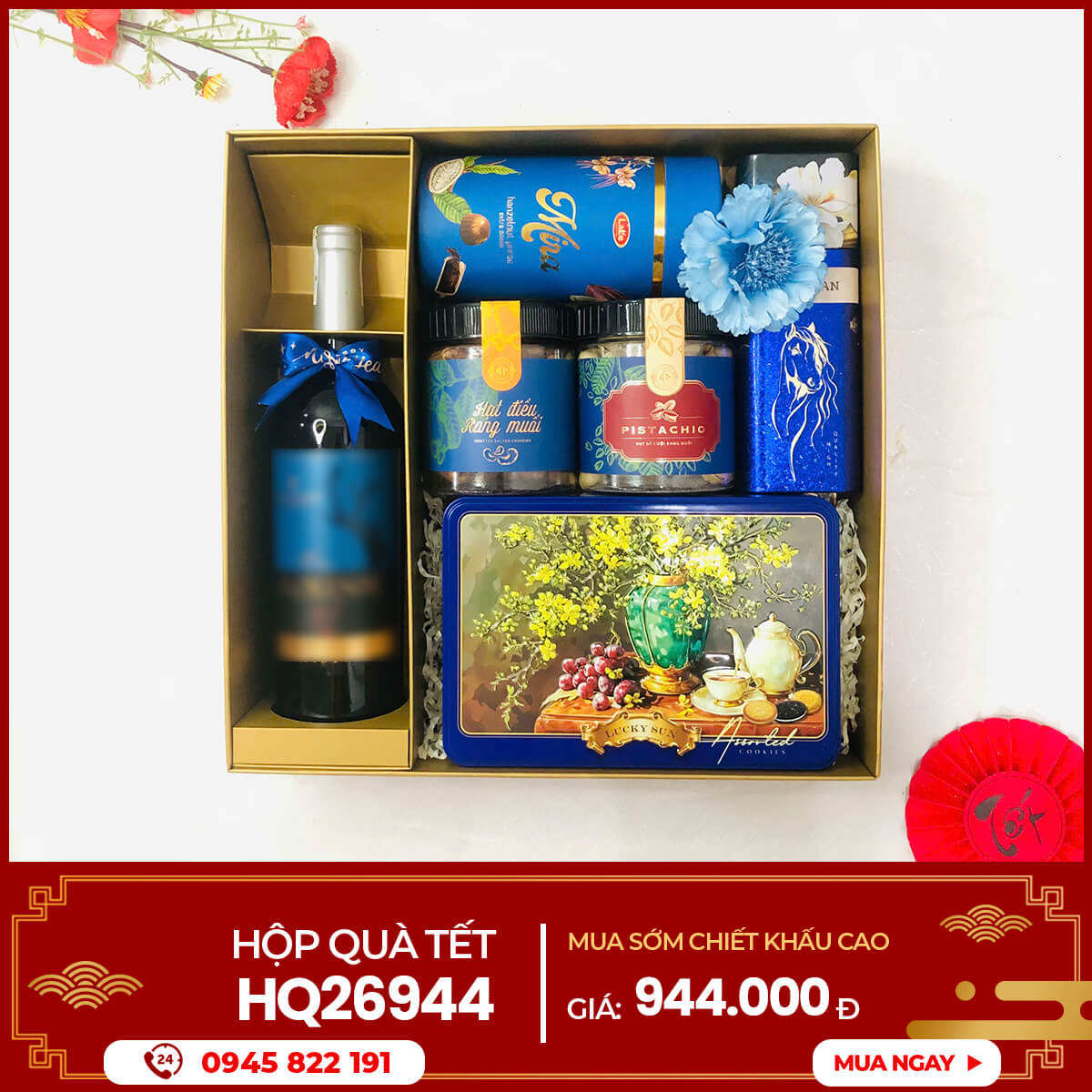 Hộp quà Tết 2026 HQ26944 1 Hộp quà Tết 2026 HQ26944